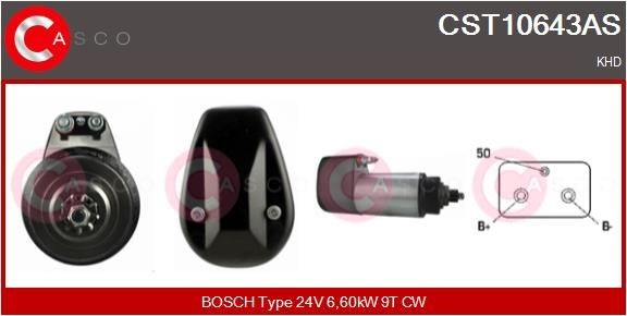 CASCO CST10643AS Starter motor 117 0947