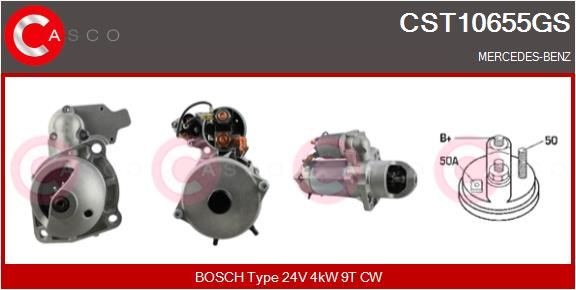 CASCO CST10655GS Starter motor A006 151 22 03