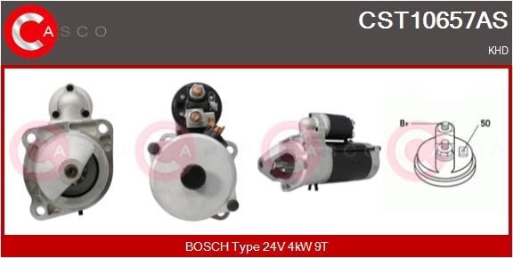 CASCO CST10657AS Starter motor 0118 3716
