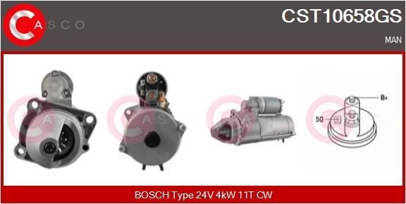 CASCO CST10658GS Starter motor 51.26201.7213