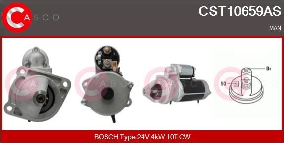 CASCO CST10659AS Starter motor 51-26201-7212
