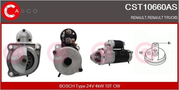 CST10660AS CASCO Anlasser RENAULT TRUCKS Premium