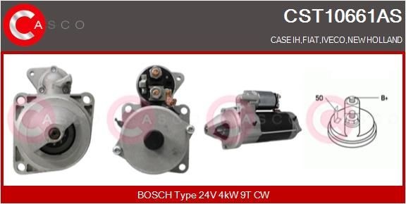CASCO CST10661AS Starter motor 2997076