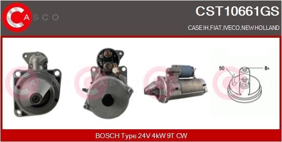 CASCO CST10661GS Starter motor 500325185