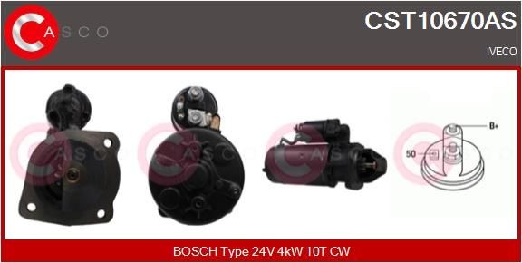 CST10670AS CASCO Anlasser für IVECO online bestellen