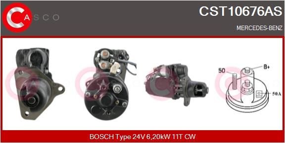 CASCO CST10676AS Starter motor A 005 151 64 01