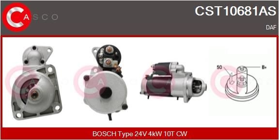 CASCO CST10681AS Anlasser für DAF CF 65 LKW in Original Qualität