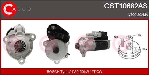 CASCO CST10682AS Anlasser für SCANIA P,G,R,T - series LKW in Original Qualität
