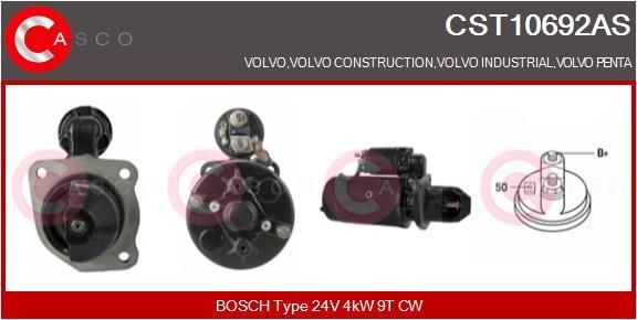 CASCO CST10692AS Anlasser für VOLVO FL 6 LKW in Original Qualität