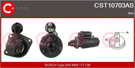 CASCO CST10703AS Starter motor 5126201-7143