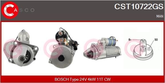 CASCO CST10722GS Starter motor 51262017236