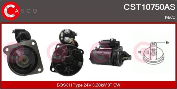 CST10750AS CASCO Anlasser für IVECO online bestellen