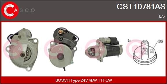 CASCO CST10781AS Starter motor 172 5900