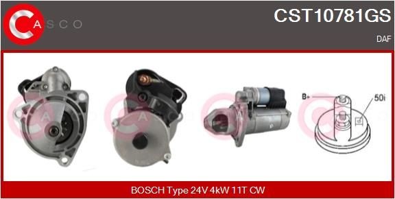 CASCO CST10781GS Starter motor 172 5900