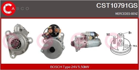 CASCO CST10791GS Starter motor 007 151 01 01