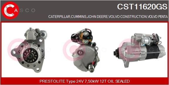 CASCO CST11620GS Starter motor 3907821