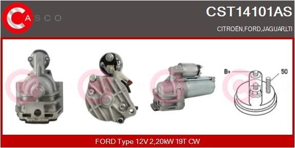 Great value for money - CASCO Starter motor CST14101AS