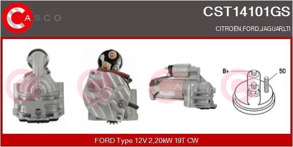 CASCO CST14101GS Starter motor 145 0 653