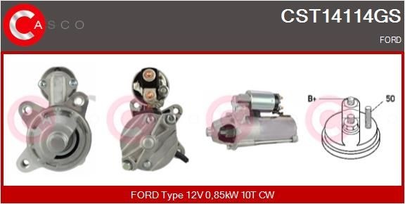 Original CASCO Starter motors CST14114GS for FORD FIESTA