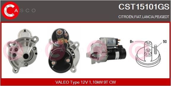 CASCO CST15101GS Starter motor 5802E5