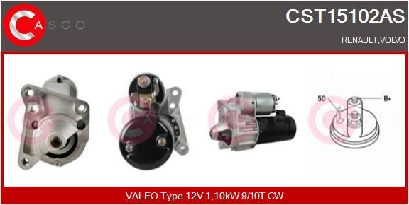 CASCO CST15102AS Starter motor 7700 853 827