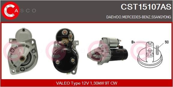 CASCO CST15107AS Starter motor 004 151 81 01