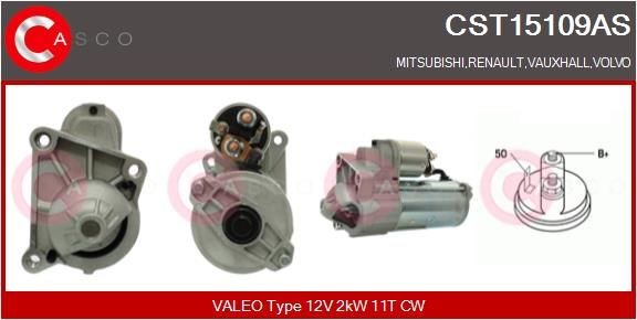 CASCO CST15109AS Starter motor 77 01 351 392