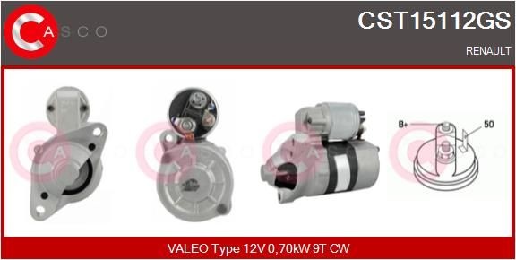 CASCO CST15112GS Starter motor 867838