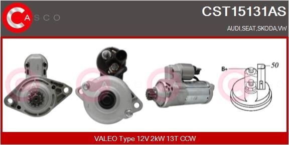 CASCO CST15131AS Starter motor VW experience and price