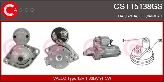 CASCO CST15138GS Starter motor 95511894