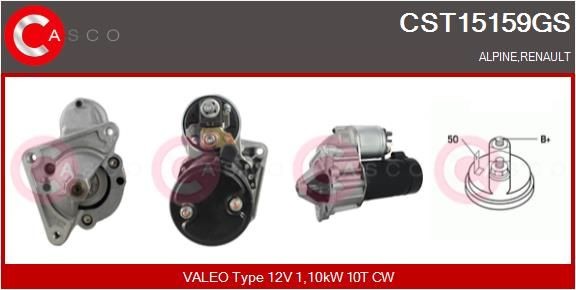CASCO CST15159GS Starter motor 7700759861