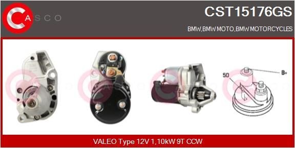 CASCO CST15176GS Starter motor 12412306001