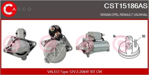 CASCO CST15186AS Starter motor M 1 T 80681