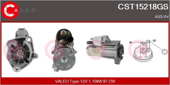CASCO CST15218GS Starter motor 06D-911-023-A