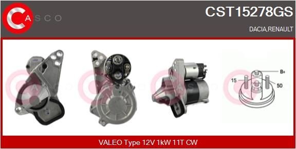 CASCO CST15278GS Starter motor 4539067500