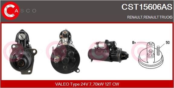 CASCO CST15606AS Anlasser für RENAULT TRUCKS R LKW in Original Qualität