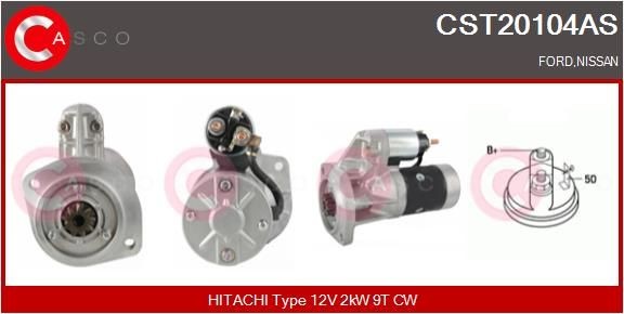 CASCO CST20104AS Starter motor FORD experience and price