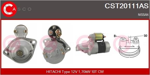 CASCO CST20111AS Starter motor S114-871