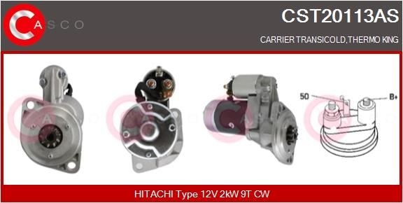 CASCO CST20113AS Starter motor 12948677011