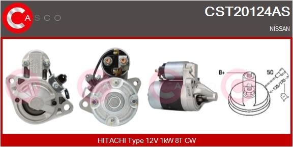 CASCO CST20124AS Starter motor S114-570