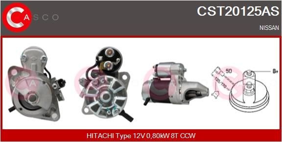 CASCO CST20125AS Starter motor 2330070Y01