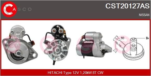 CASCO CST20127AS Starter motor 23300-84A07