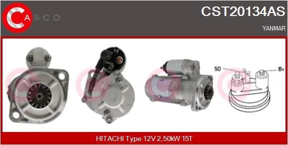 CASCO CST20134AS Starter motor S13-41D