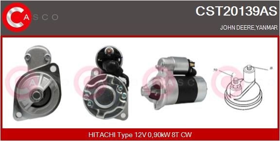 CASCO CST20139AS Starter motor S114-443