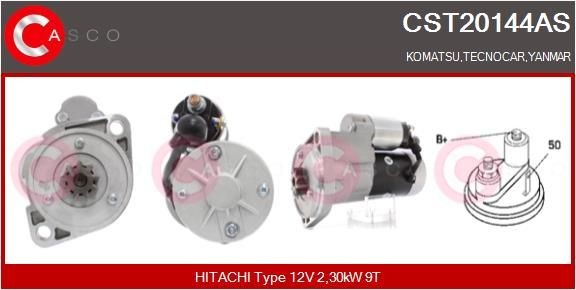 CASCO CST20144AS Starter motor S13-404