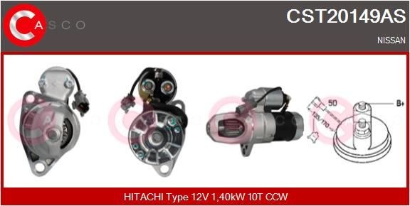CASCO CST20149AS Starter motor S114801D