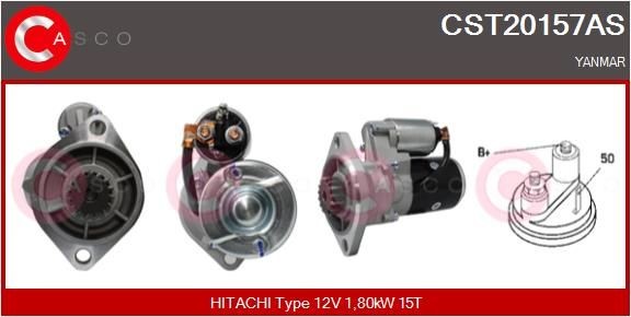 CASCO CST20157AS Starter motor S1247