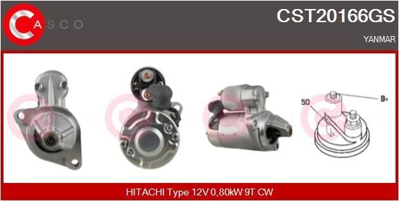 CASCO CST20166GS Starter motor 114351-77011