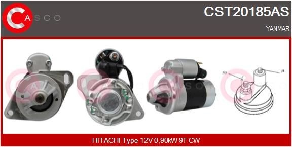 CASCO CST20185AS Starter motor 11986577012