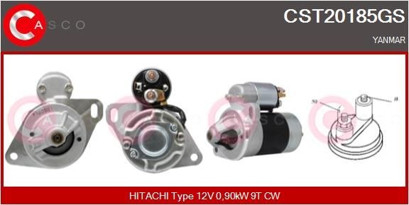 CASCO CST20185GS Starter motor 11986577012